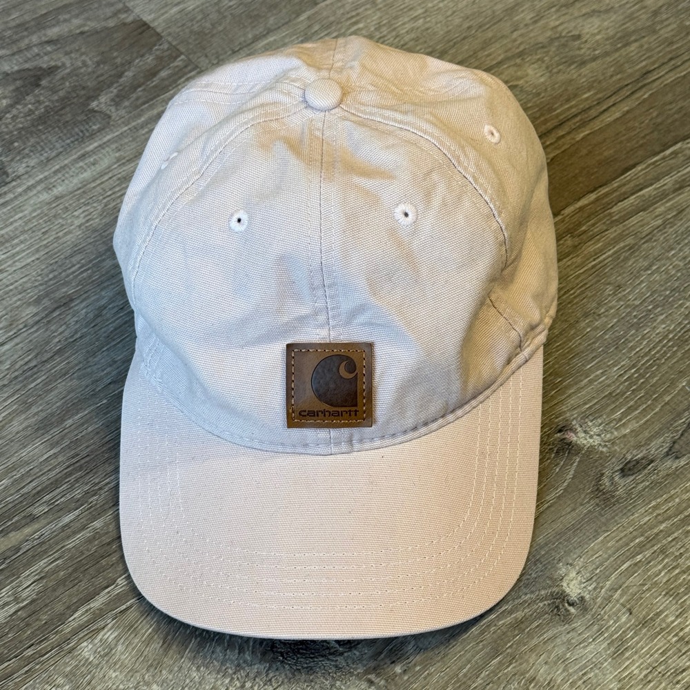 Carhartt Womens Pink Canvas Baseball Cap AH0289 Adjustable Hat